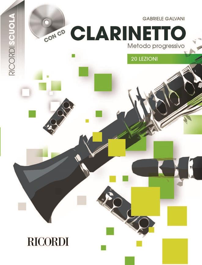 Clarinetto - Metodo progressivo in 20 lezioni - con CD - cvičení pro klarinet